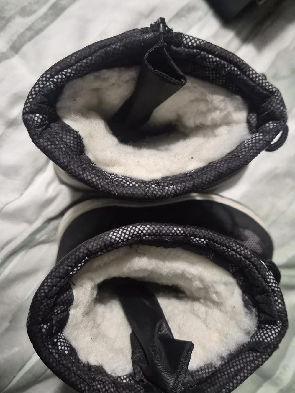 Kids Black Winter Snow Boots - Unbranded